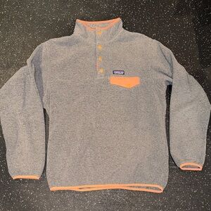 Patagonia Lightweight Synchilla Snap-T Fleece Pullover Gray - Women's Large